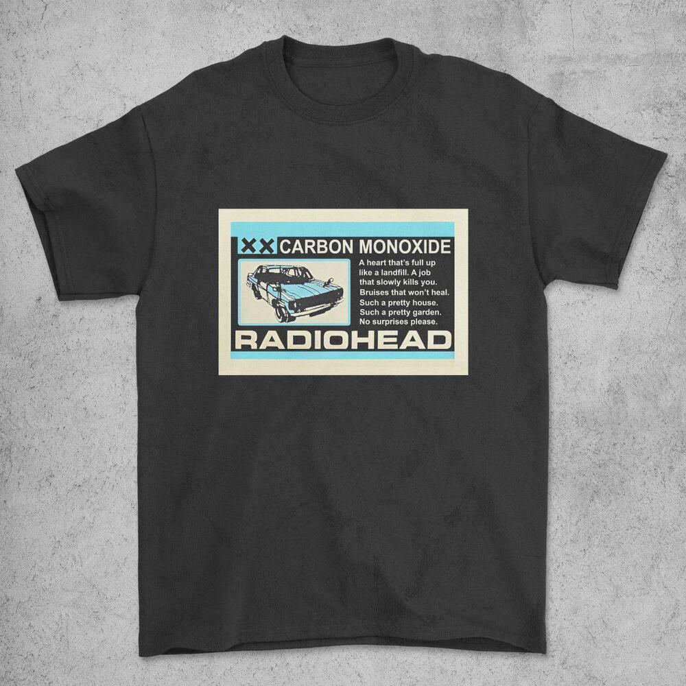 Style Radiohead Carbon Patch Black T-Shirt